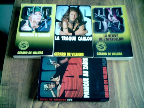 Lot livres sas gérard de - livres,