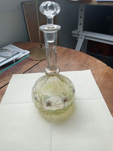 Carafe verre peint hauteur - carafe,