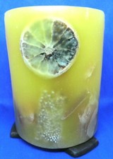 ANCIEN VINTAGE Photophore Fruit Bougie chauffe plat Tealight Teelicht Bougeoir