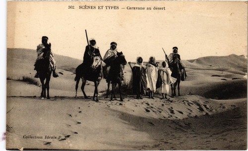 Cpa algeria scenes types - et,
