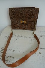 Sac à main en cuir python