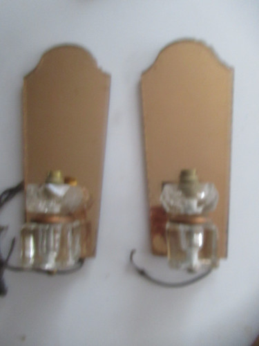 Paire appliques art déco - art,