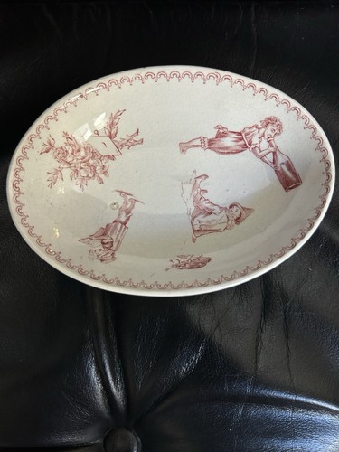 Rare joli plat dinette - plat,