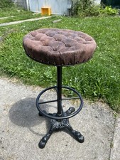 Vintage Tabouret Pivotant Pied