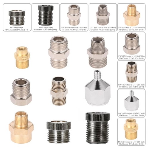 9pcs kit raccords airbrush - 9pcs, de