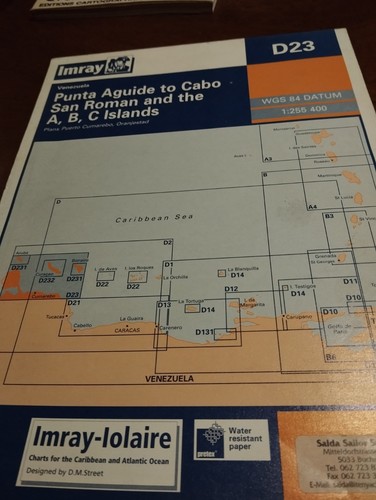 Carte marine imray - marine, d23