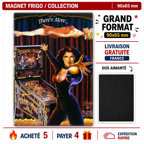 Magnet frigo flipper theatre - magnet,