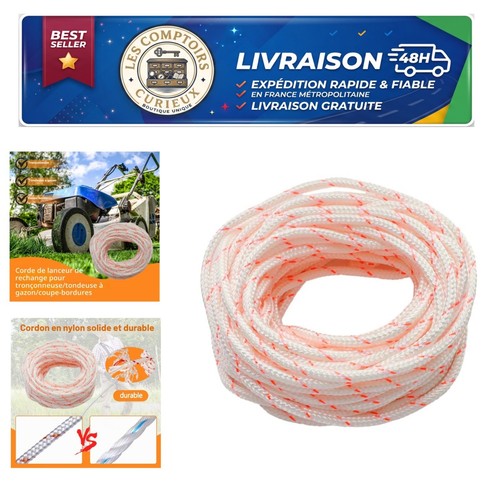 Corde lanceur tondeuse 4mm