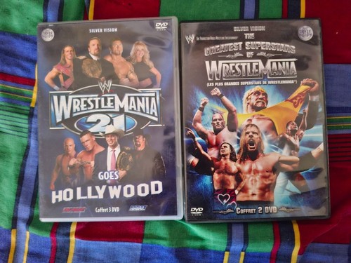 Rare lot wwe wrestlemania - wwe,