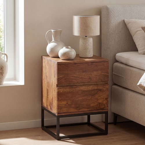 Finebuy table nuit bois - nuit,