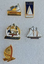 Lot 5 Pin's Bateaux, America's