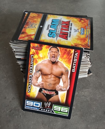 Beau lot 158 cartes slam - lot, attax