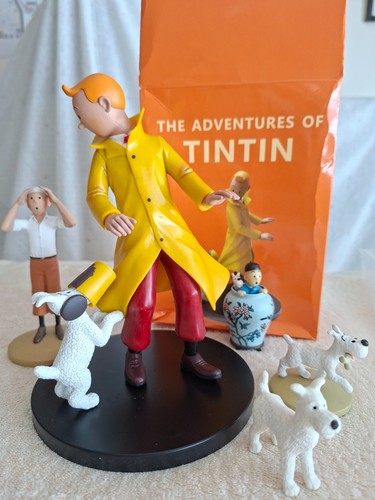 Figurine tintin milou 18cm - figurine,