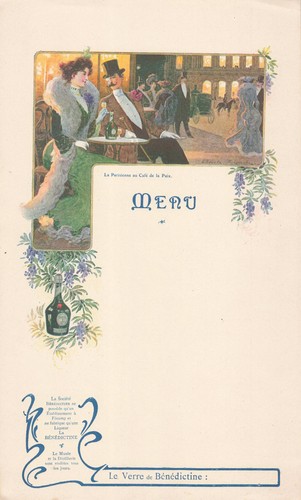 Vieux papier menu publicitaire - vieux,