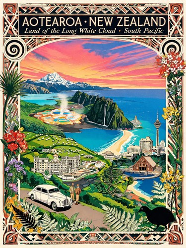 Affiche vintage - 🚗🖼️,