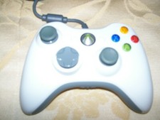 Official Original Genuine Microsoft Xbox 360 Wired Controller White