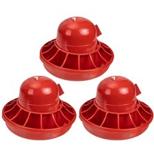  3 Pcs Abreuvoir Pour Poule Poulets Mangeoire Automatique Volailles Poussins