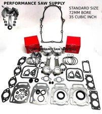 ENGINE OVERHAUL FITS BRIGGS & STRATTON 35 CUBIC VANGUARD PISTONS RODS GASKETS