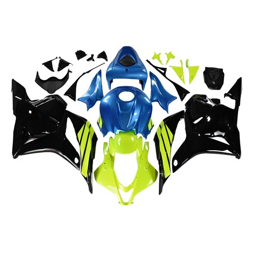 Blue black green - green, fairings