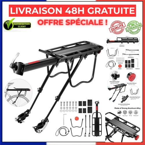 Porte bagages vélo arrière - porte-bagages,