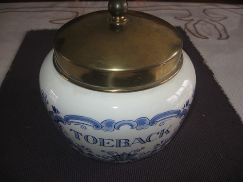 Ancien pot tabac toeback - pot,
