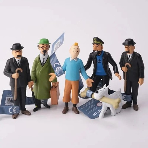 Lot figurines tintin - lot, 6
