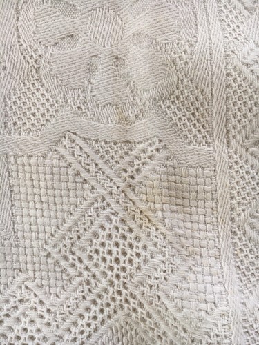 Ancien couvre lit dessus - couvre,