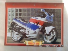 CARTE FICHE MOTO HONDA CBR 600