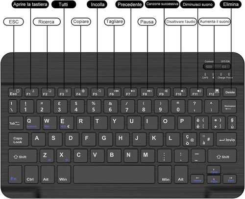 Mini clavier pour ipad - pour,