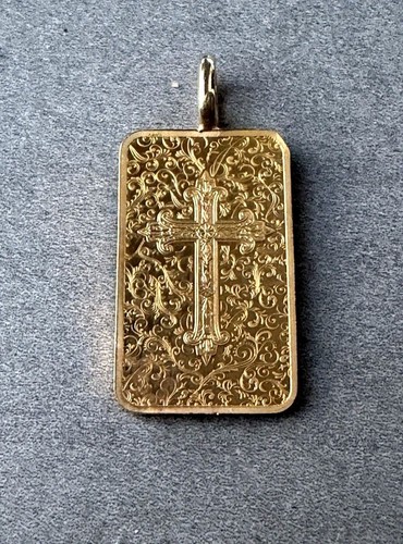 Lingot monté en pendentif - g,