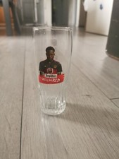 Jupiler Euro 2016 All in Red Collectible Beer Glasses ROMELU LUKAKU BELGIUM
