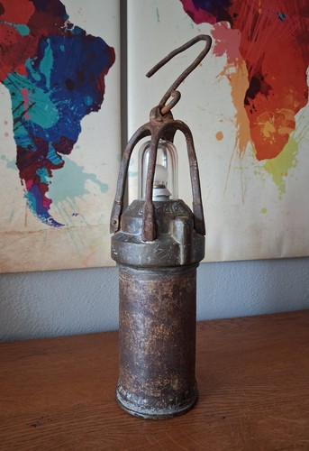 Ancienne lampe mineur - ancienne, de