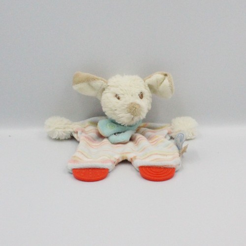 Doudou plat chien - , blanc