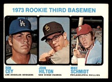 1973 Topps #615 Mike Schmidt RC Rookie CREASE FREE