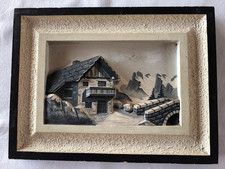 Ancien Tableau en Bois