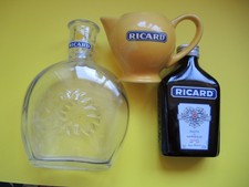 CARAFE  RICARD SOLEIL + FLASQUE + MINI PICHET