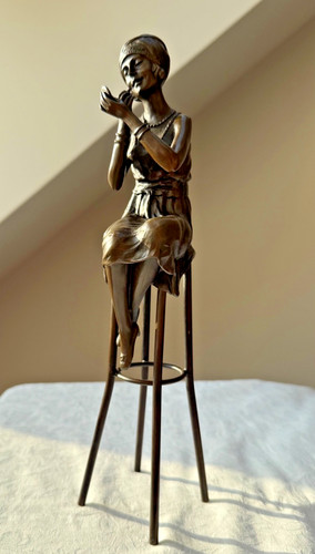 Demetre chiparus sculpture - chiparus,