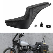 2-Up Gel Pad Seat For Harley Softail FXST FLSL StreetBob FXBBS FXBB 2020-2025