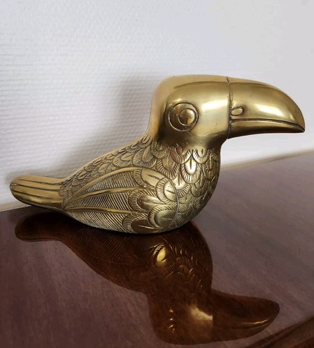 Vintage grand toucan laiton - vintage,