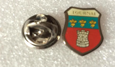 vintage pin's city country - city country (+ for sale) Tournai-Belgium