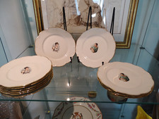 Napoleon and Josephine Limoges Perfect Gilding Lareyras Dessert Plates