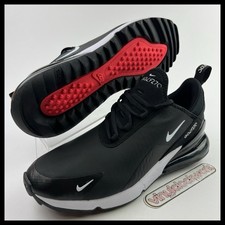 Nike Air Max 270 G Golf Shoes Black White Men's Size 9 Spikeless CK6483-001
