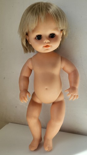 Ancienne poupée tinnie blonde - ancienne,