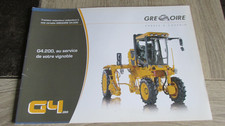 Catalogue, brochure, brochure tractor overhang GRÉGOIRE G4 - 200