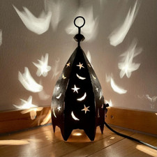 Marocaine Lanterne Fer Oriental Lampe de Jardin Lanterne Lampe Najma