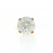 Or Jaune Diamant Simple Clous