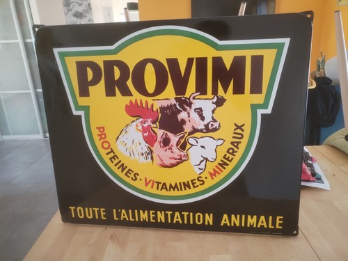 Plaque émaillée provimi - plaque,