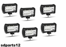 6x Phares de Travail LED 12-24V 72W IP67 Flood Spot 6000k Hors Route Camion 4x4