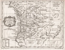 Angola Kongo Congo Afrique Ouest Carte En Gravure Bel 322348