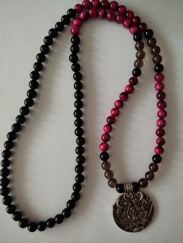 Collier mala lotus - mala, "lotus